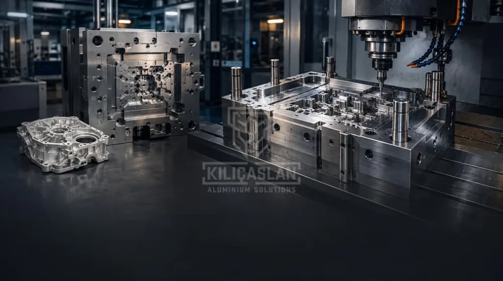 Kılıçaslan kalıphanesi — işlenmiş kalıp çeliği ve döküm kalıbı montajı